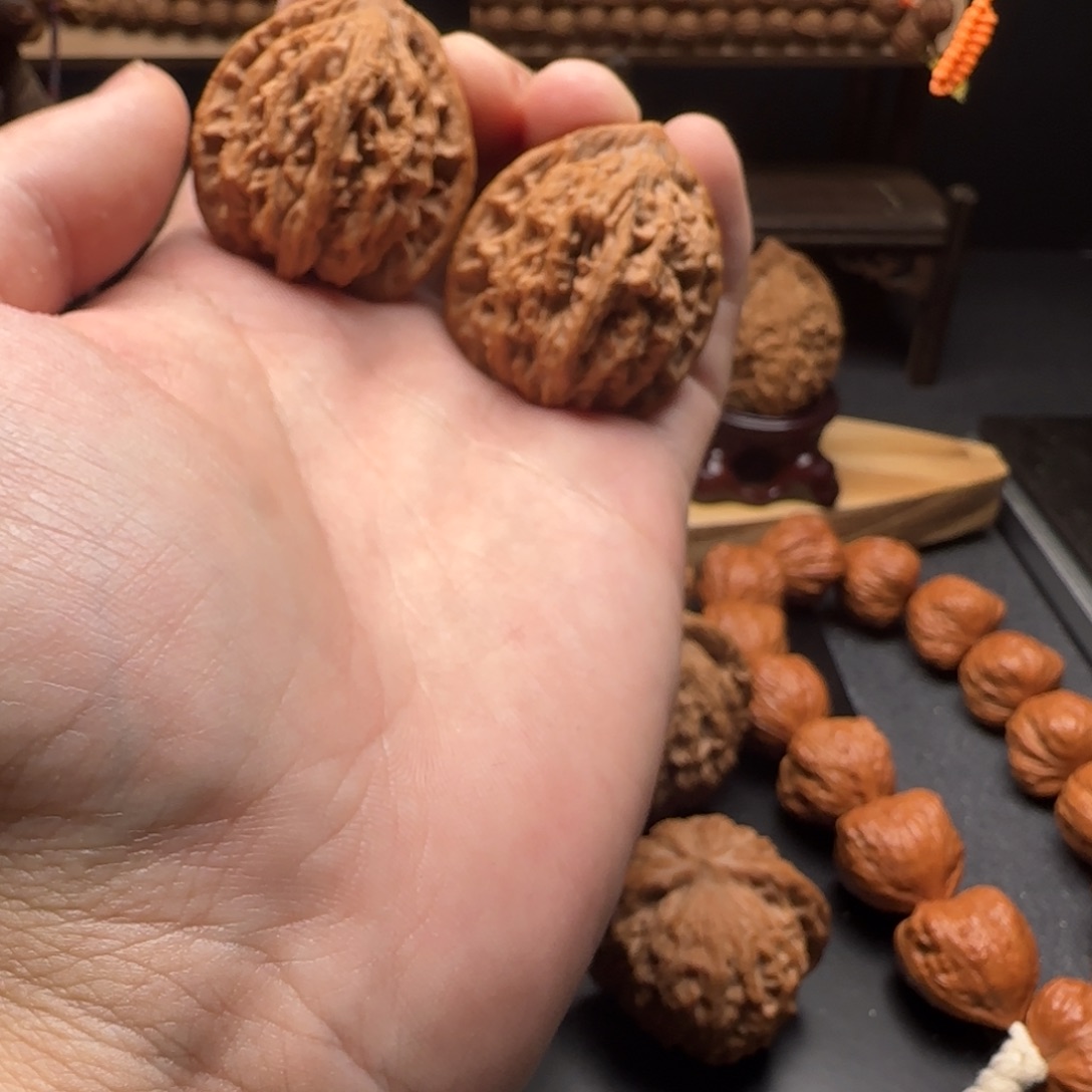 滴***核桃虎头配对不错