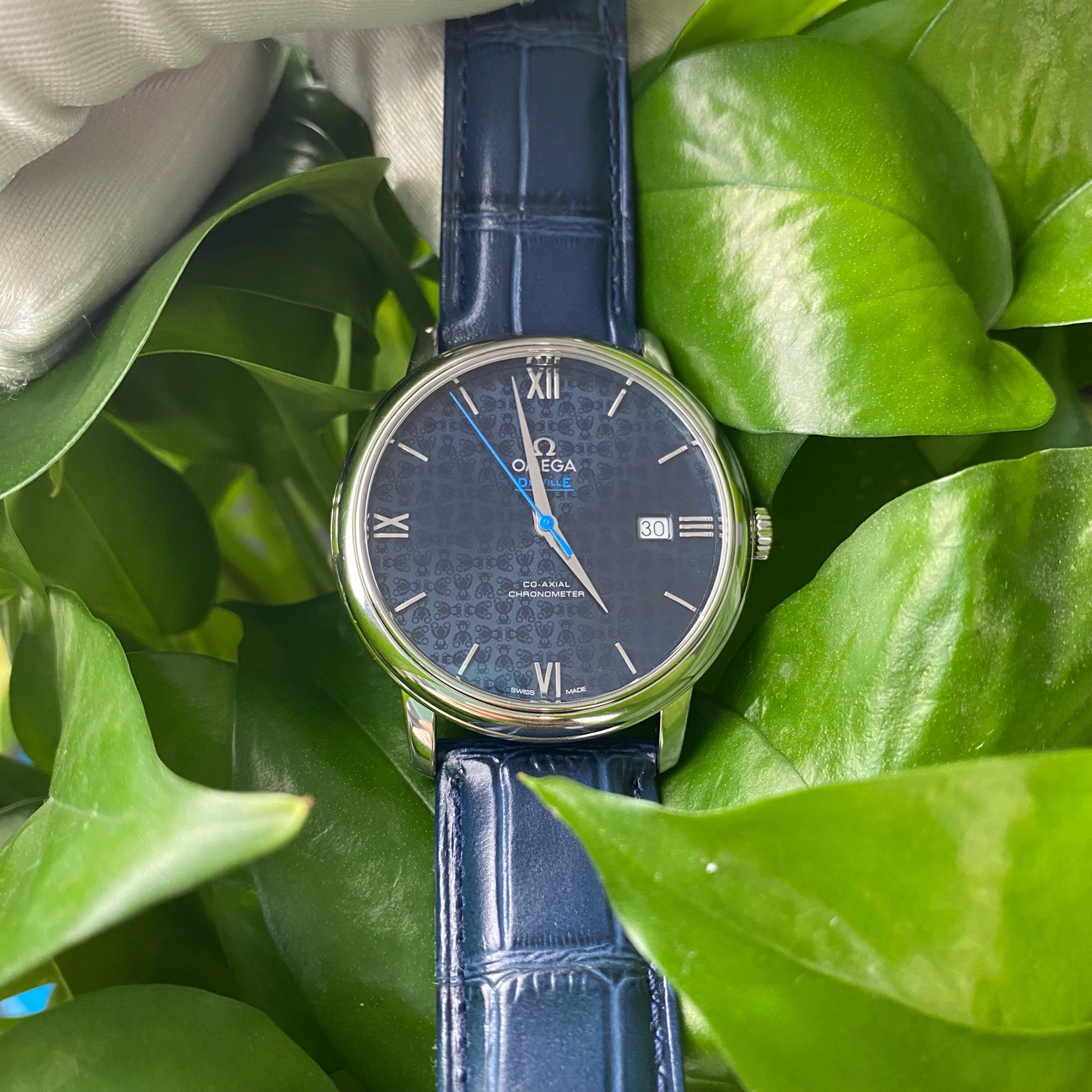 99新 Omega/欧米茄 小熊碟飞系列 自动上链 精钢 39.5 全套