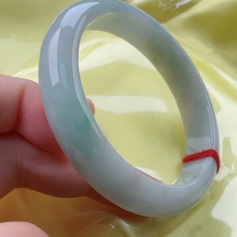 翡翠手镯未镶嵌正59.6无纹裂48小时鉴赏期