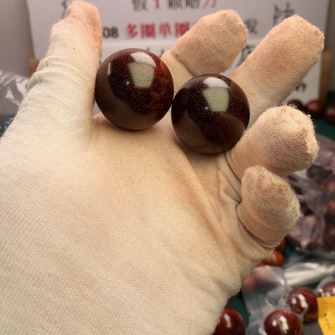 檀香紫檀（小叶紫檀）手串/手链30手球
