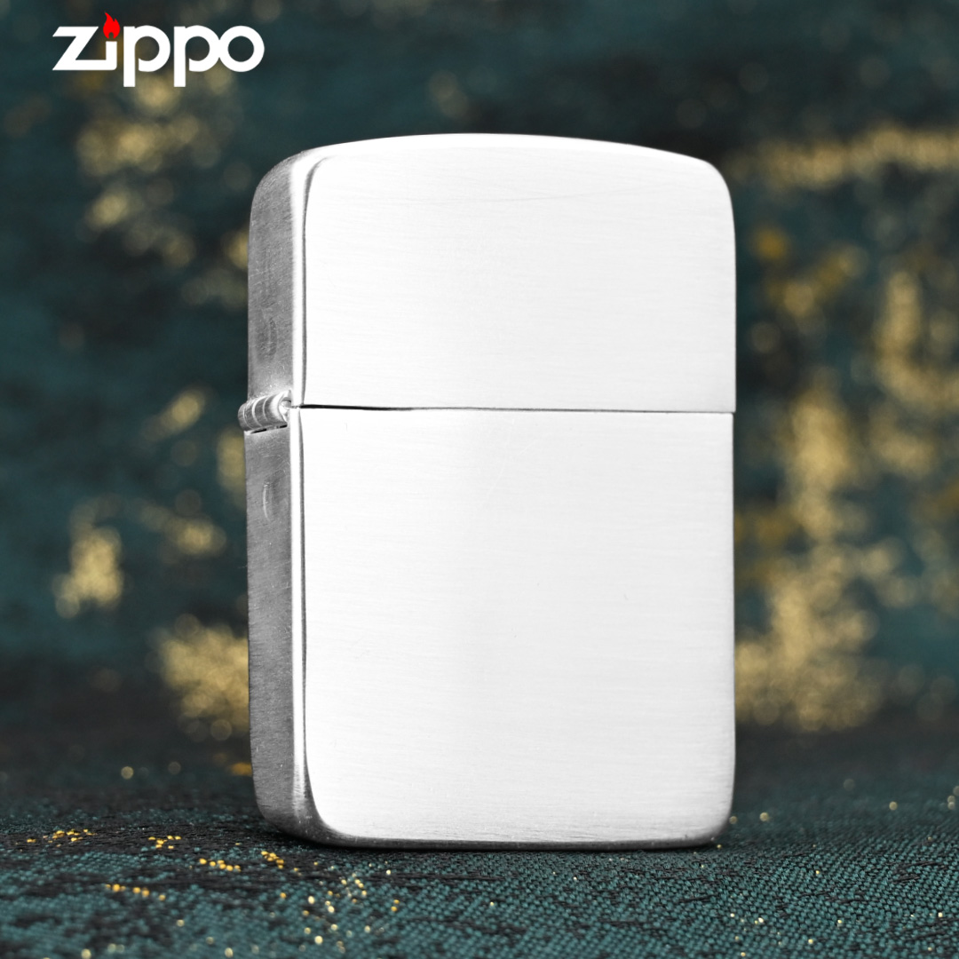 ZIPPO/之宝官方正品煤油打火机 1941包银光板 防风男士高端款