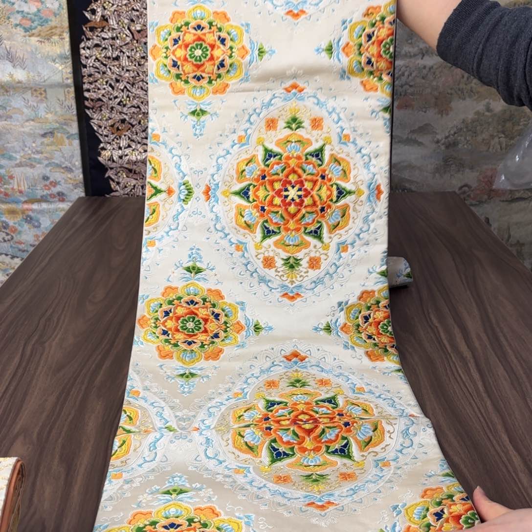 织绣唐锦西阵织带带