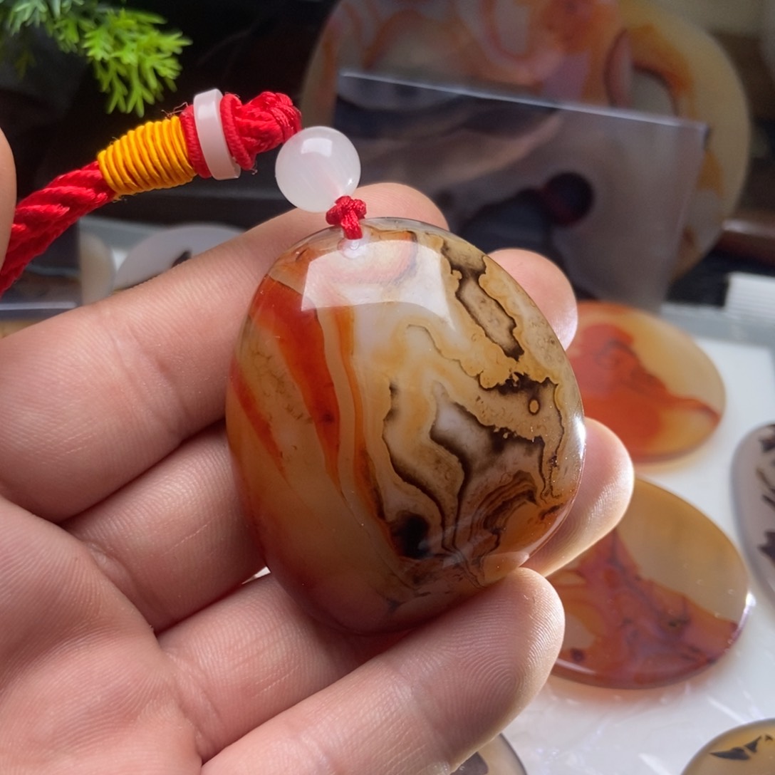 【闪购商品】玛瑙/玉髓颈饰未镶嵌方**物