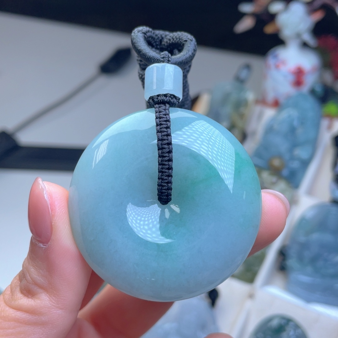 翡翠未镶嵌颈饰天然翡翠