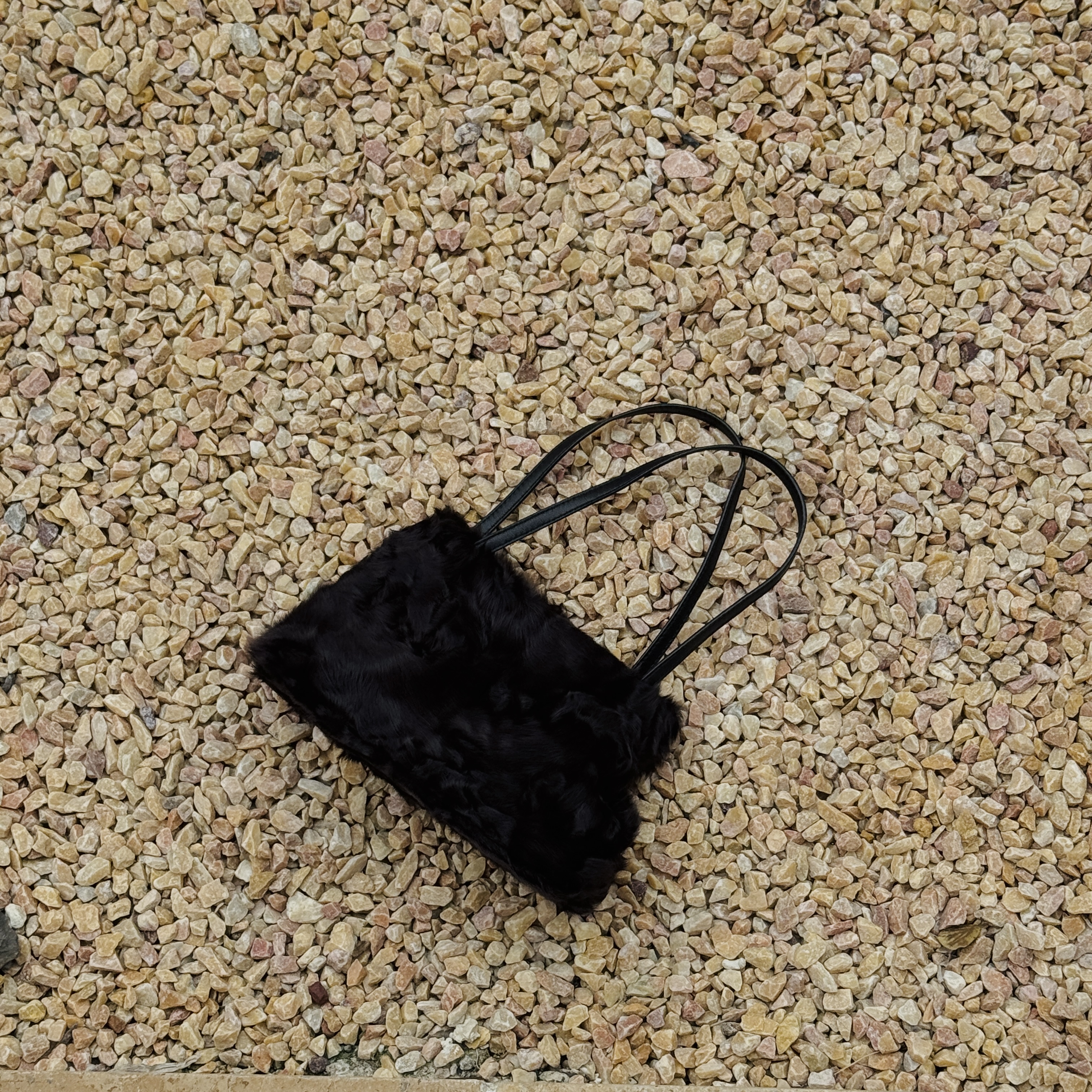 【周炸炸】小湖羊 迷你毛绒高级优雅手提包#254432