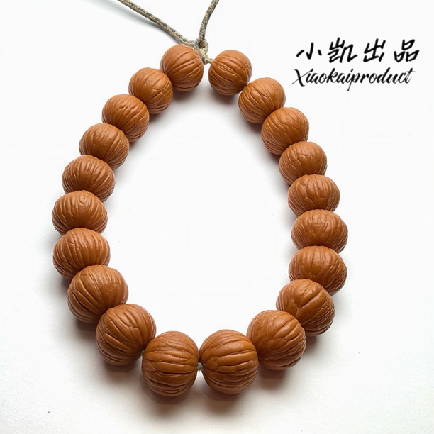 猴头核桃原皮原色土豪手串手持