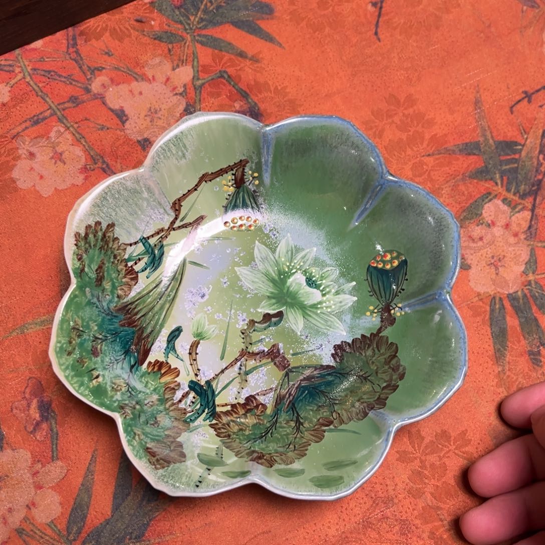 柴烧手工手绘陶瓷