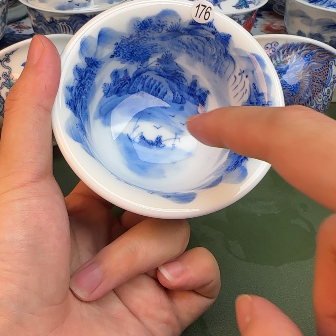 彦祖纯手工手绘茶具176