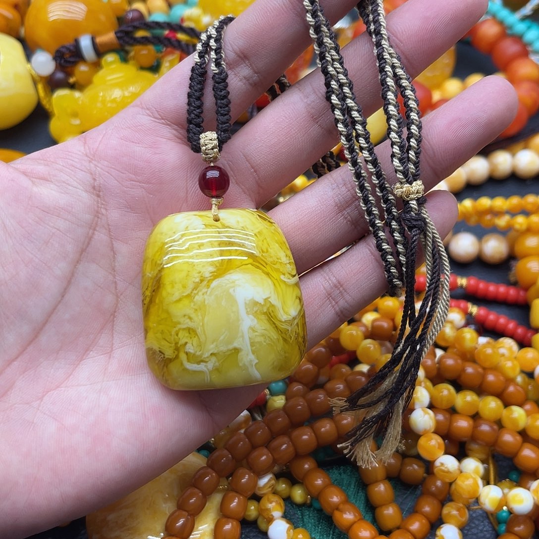 飘花面包牌吊坠吊坠