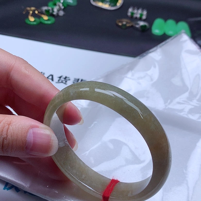 【闪购商品】未镶嵌手镯翡翠翡翠手镯54.7