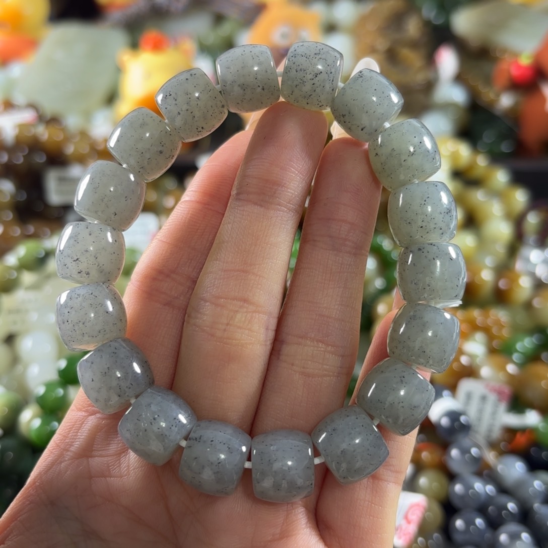 和田玉未镶嵌手串160