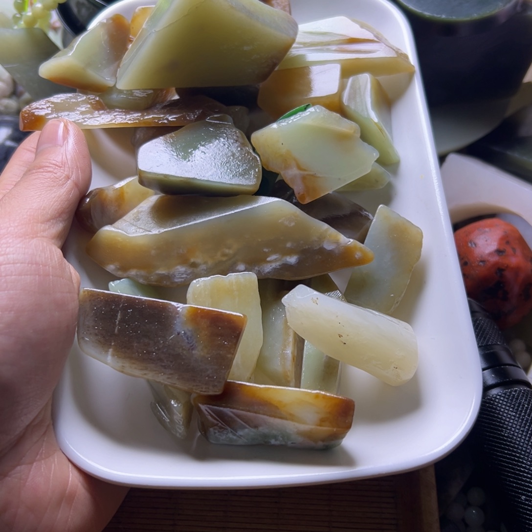 缘***起和田玉（糖玉）未镶嵌挂件