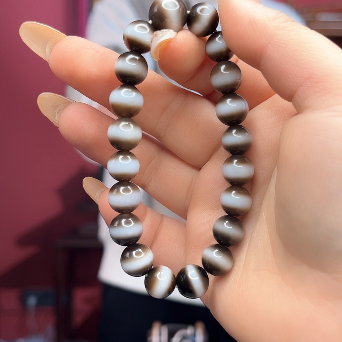 玛瑙/玉髓手串未镶嵌多样性发一