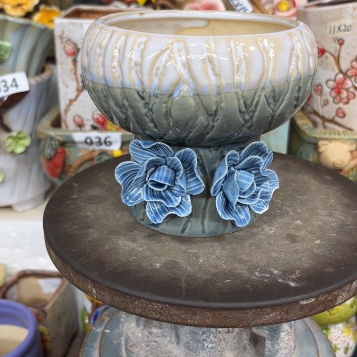 紫砂花盆粗陶材质多肉花盆