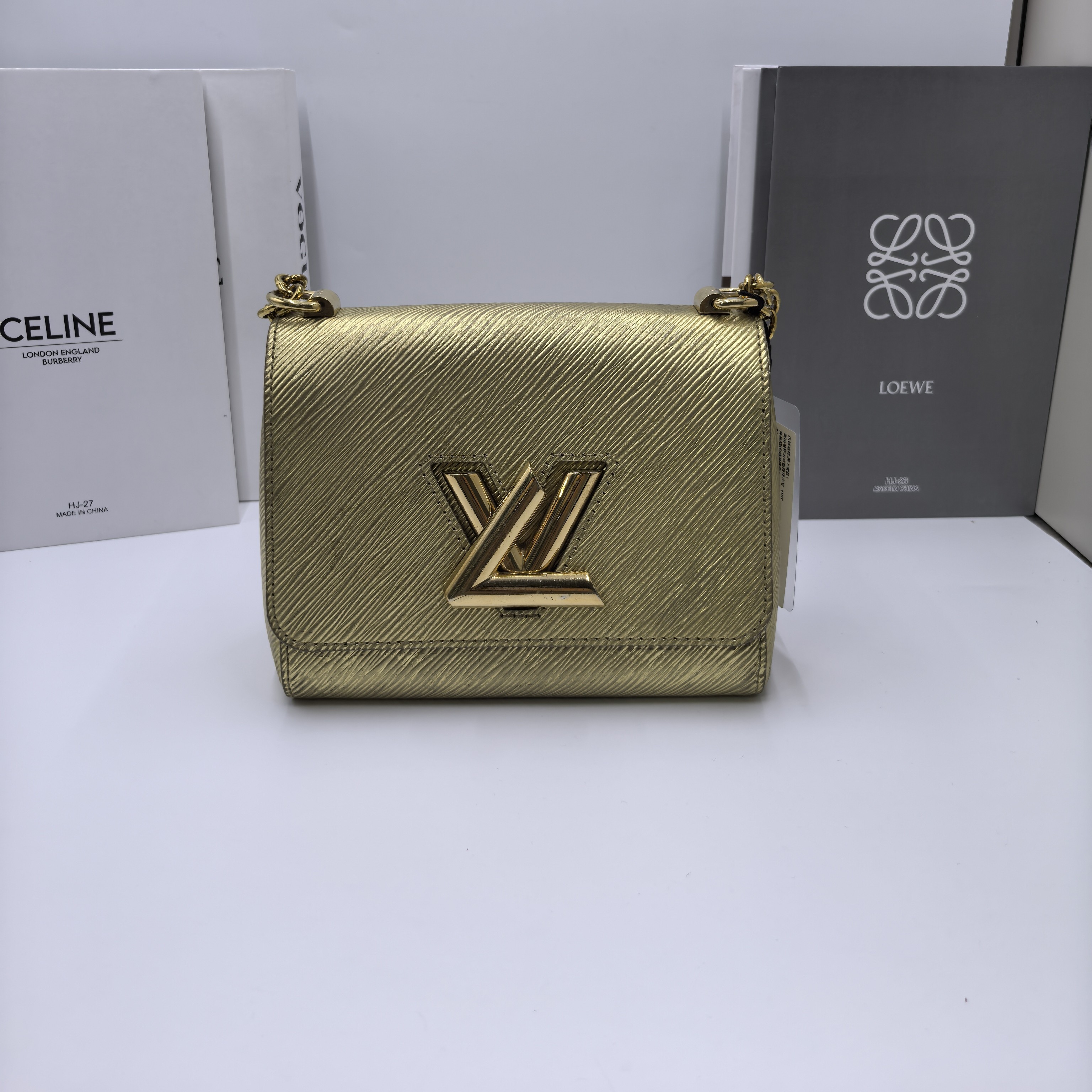 95新 LouisVuitton/路易威登 95金色小号扭扭