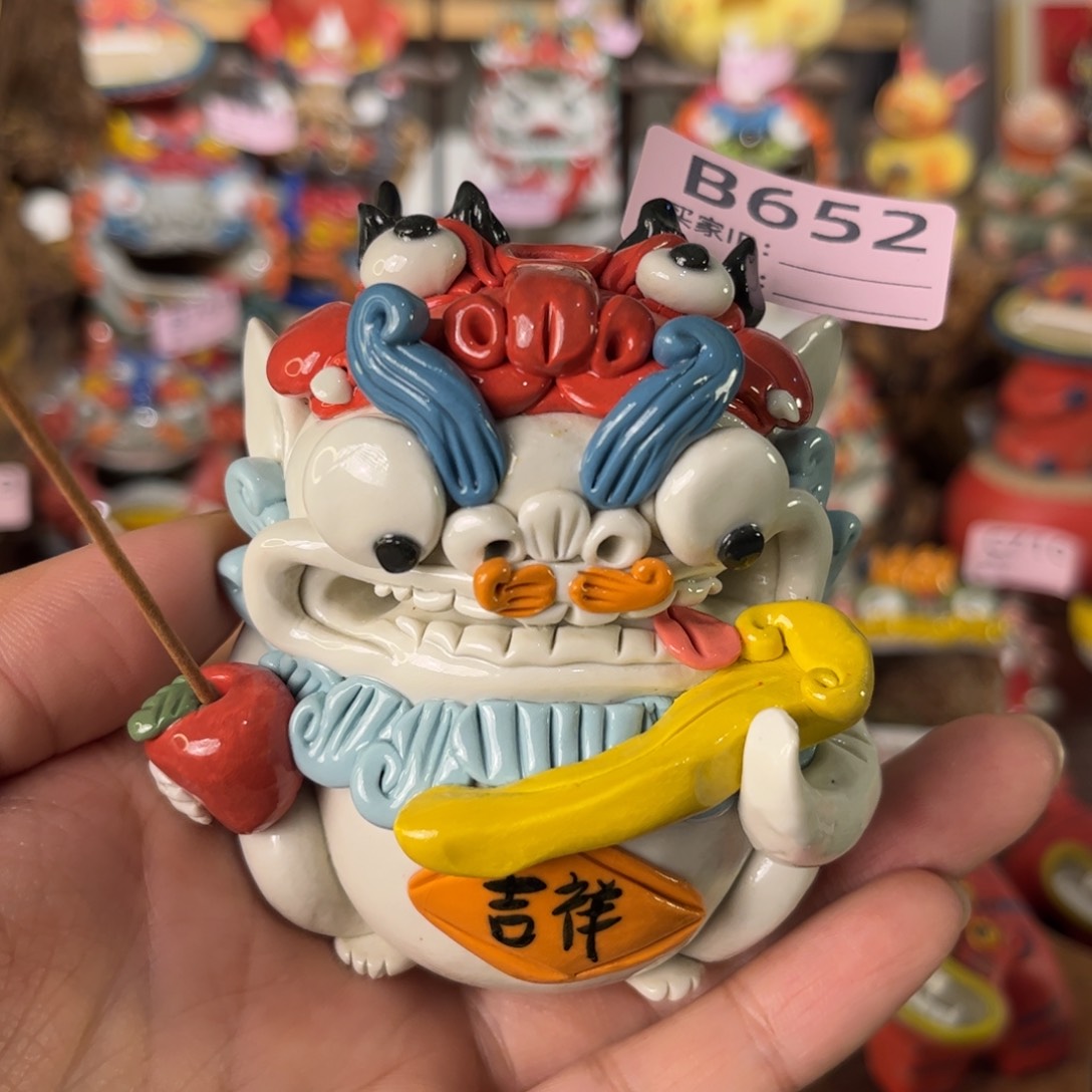 泥塑纯手工茶宠摆件