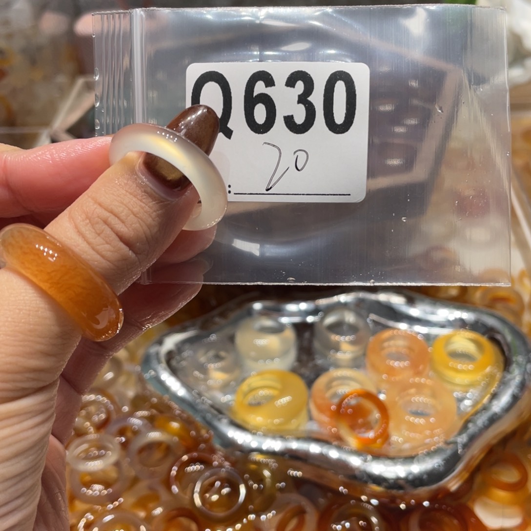 玛瑙/玉髓未镶嵌戒指630