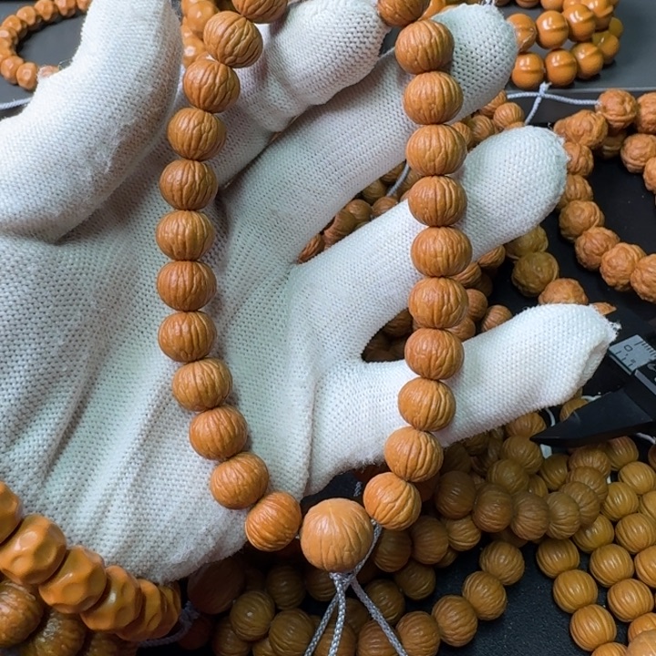 猴头核桃手串＃**k猴头