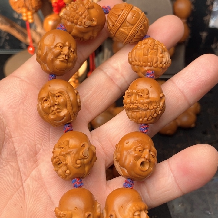 手串/手链橄榄核郎朗和的手串十八罗汉