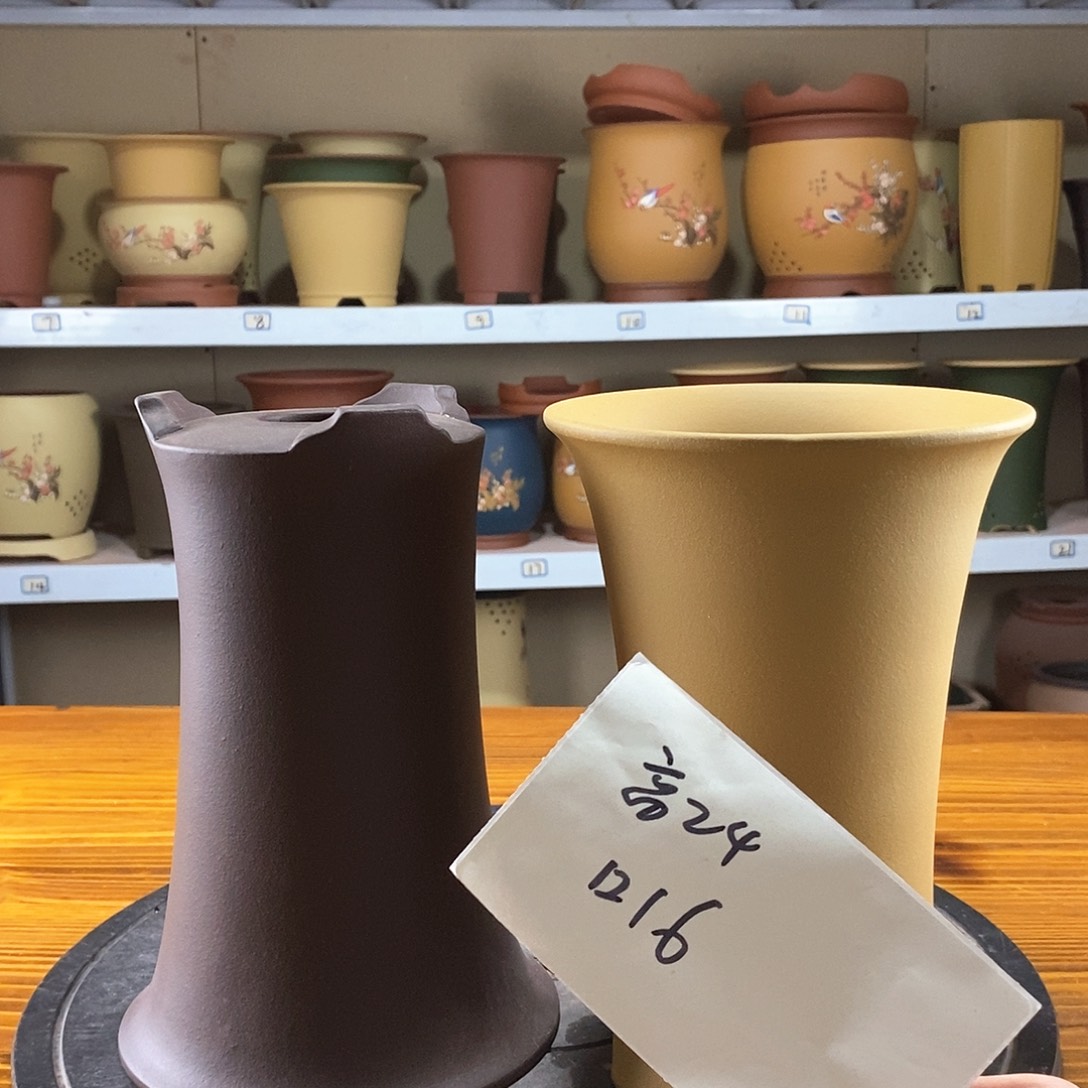 紫砂花盆紫砂兰花盆13