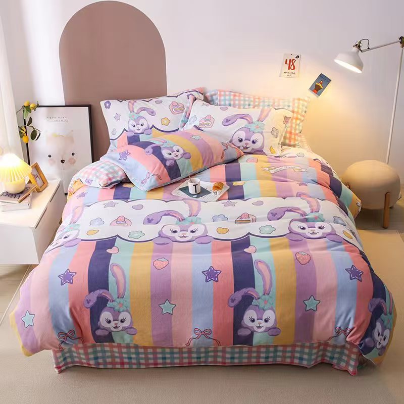 【晴美】牛奶绒印花套件-彩色星黛露