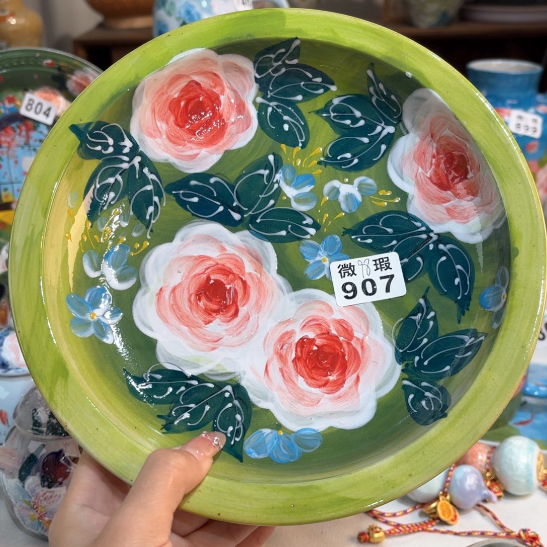 景德镇手绘高温釉下彩陶瓷茶具