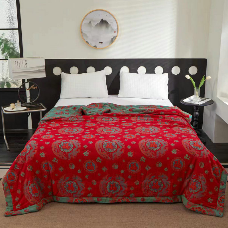 【艾禾宁】百福被 高端双层可水洗艾草纤维被