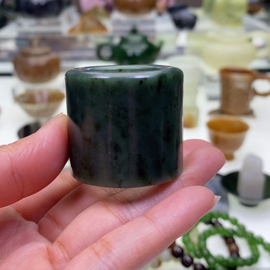 和田玉扳指未镶嵌