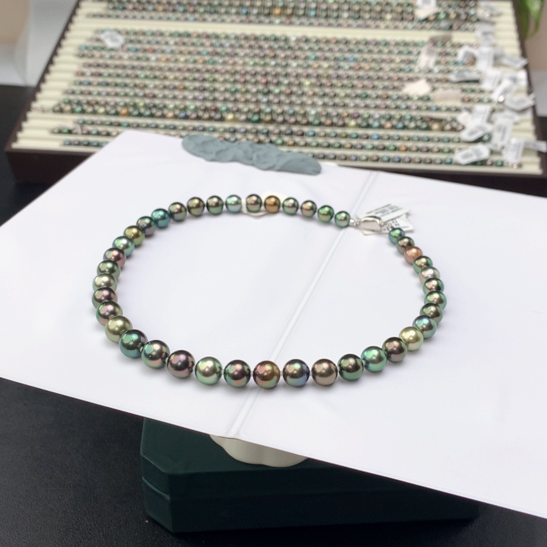 海水珍珠颈饰银S925镶嵌