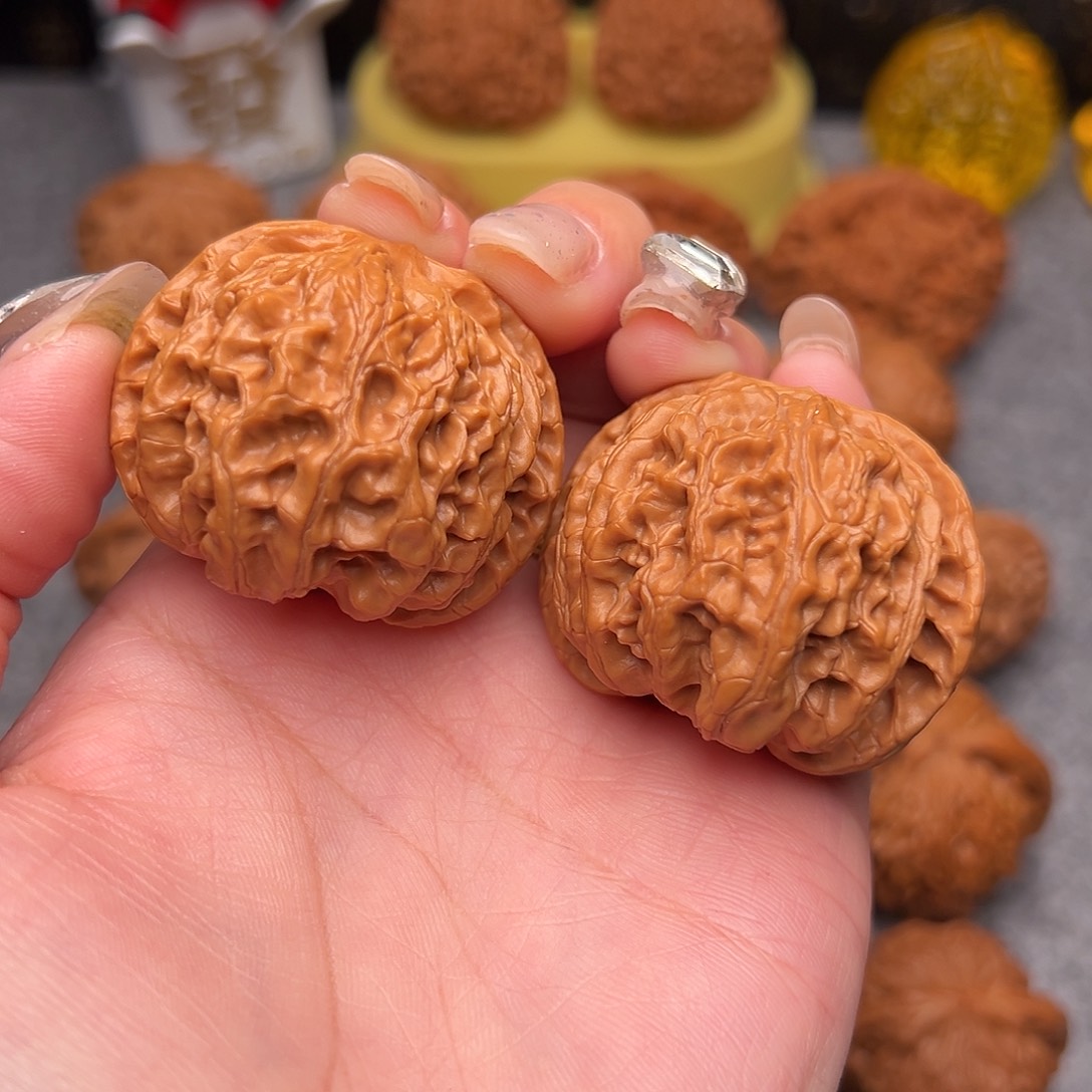 把件文玩核桃毕业精品精配苹果园41