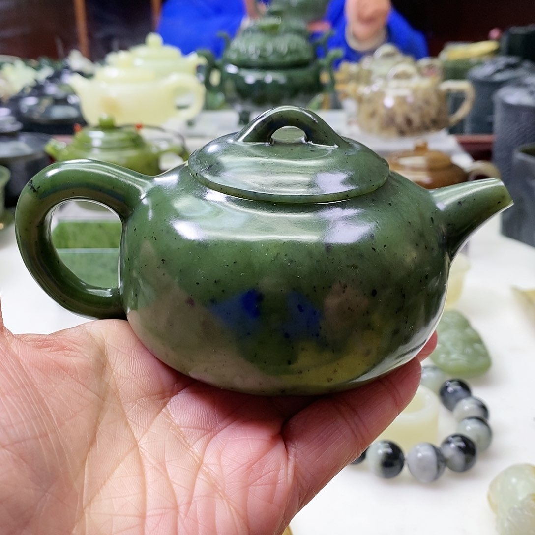 和田玉茶壶未镶嵌