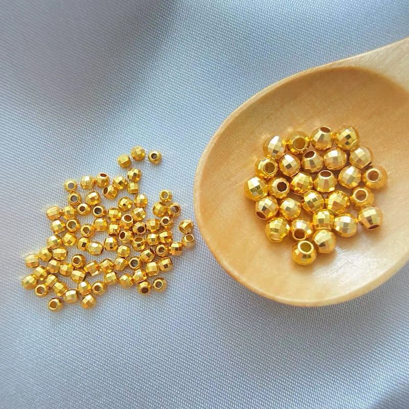 18K 蹦迪珠卡3mm DIY配件（拍10赠1）