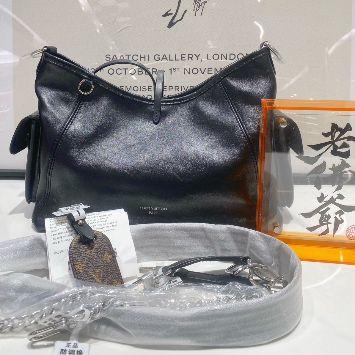 未使用 LouisVuitton/路易威登  lv carryall小号 黑武士 15936