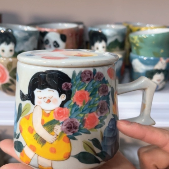 炉景德镇手工手绘釉下彩绘