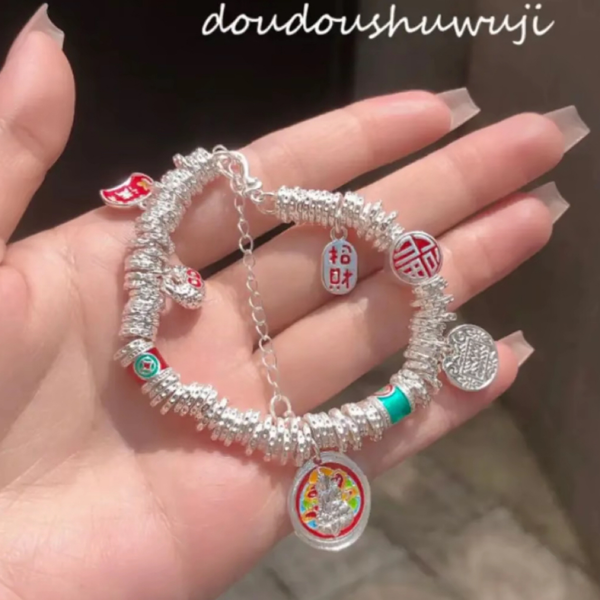 足银手镯 【官方正品】足银999 46足银999五路财神盘缠手100斤以上