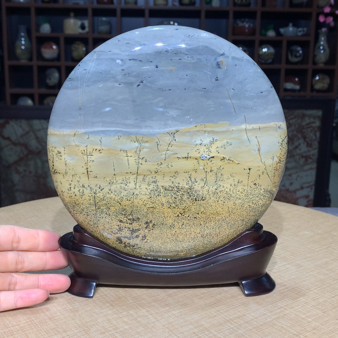 紫砂广西国画石，观赏收藏