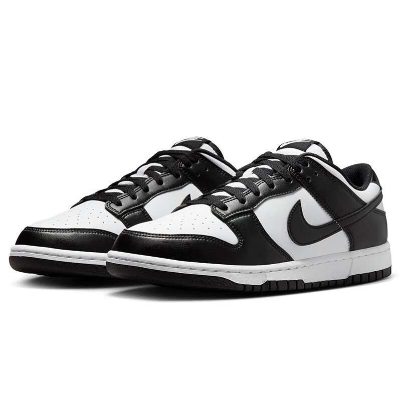 【滔搏联动】NIKE男子DUNK LOW RETRO黑白熊猫休闲板鞋 HF5441-100