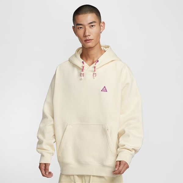 NIKE/耐克官方正品男子ACG户外白粉套头帽衫IM9347-113