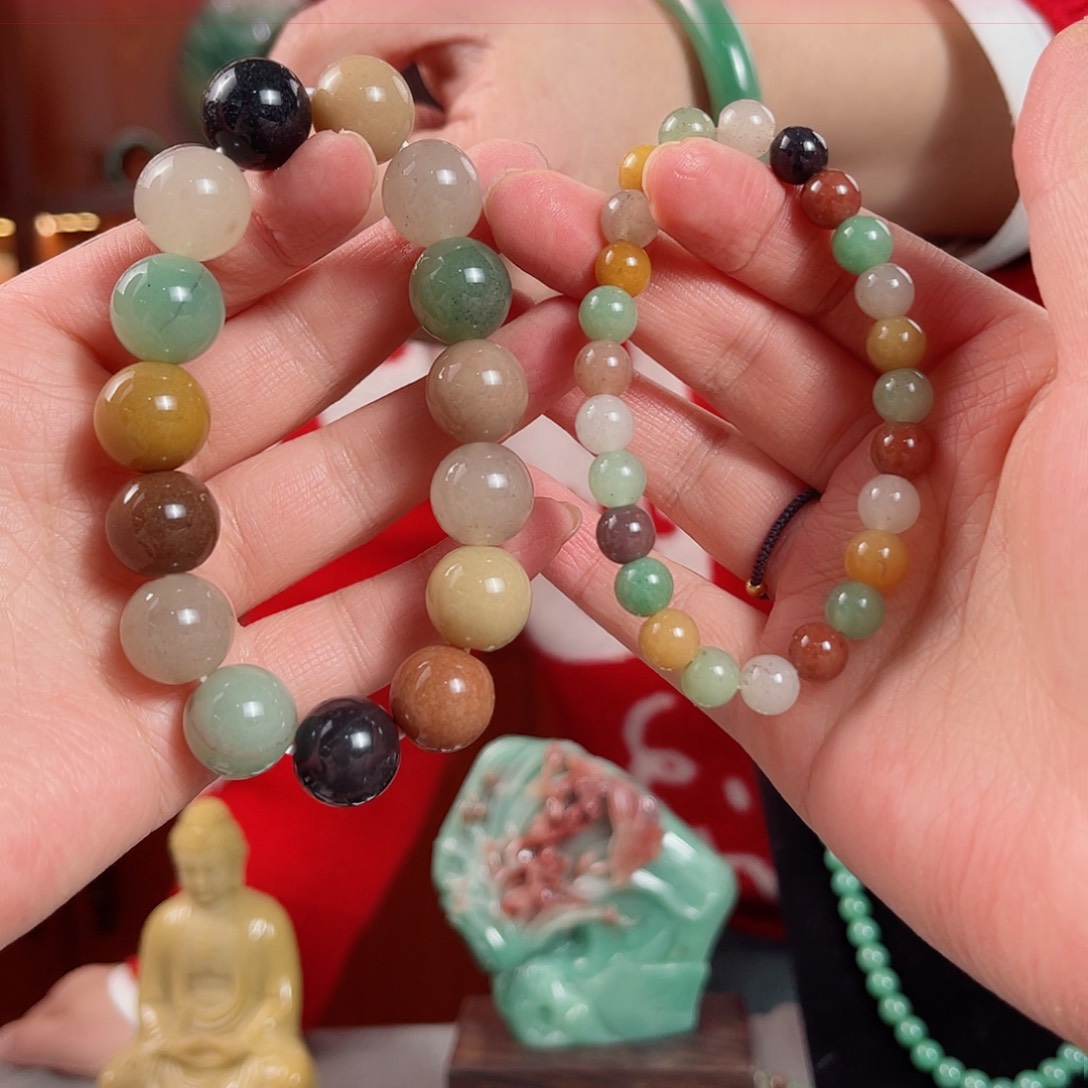 密玉（石英质玉）颈饰未镶嵌