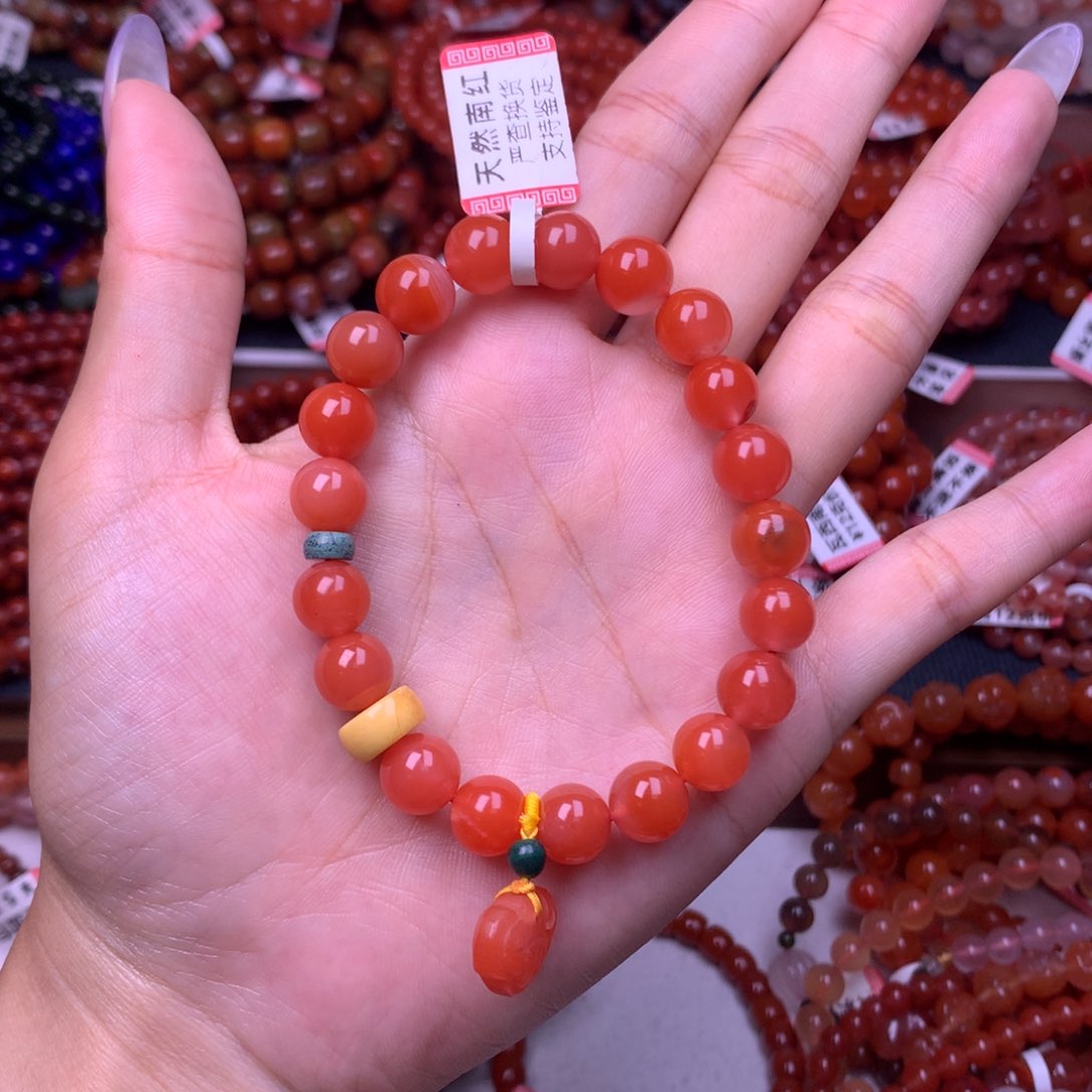 未镶嵌手链南红玛瑙13号卡9