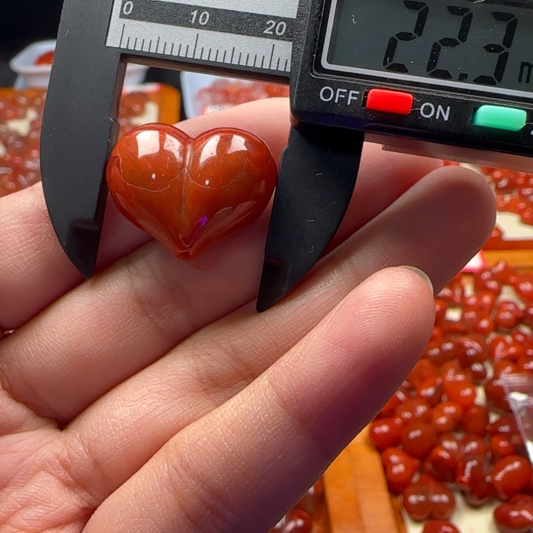 南红玛瑙未镶嵌挂件微瑕不退换