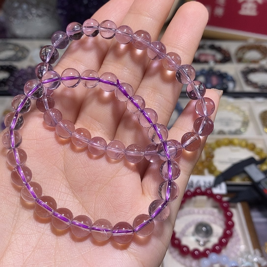 未镶嵌水晶手串紫水