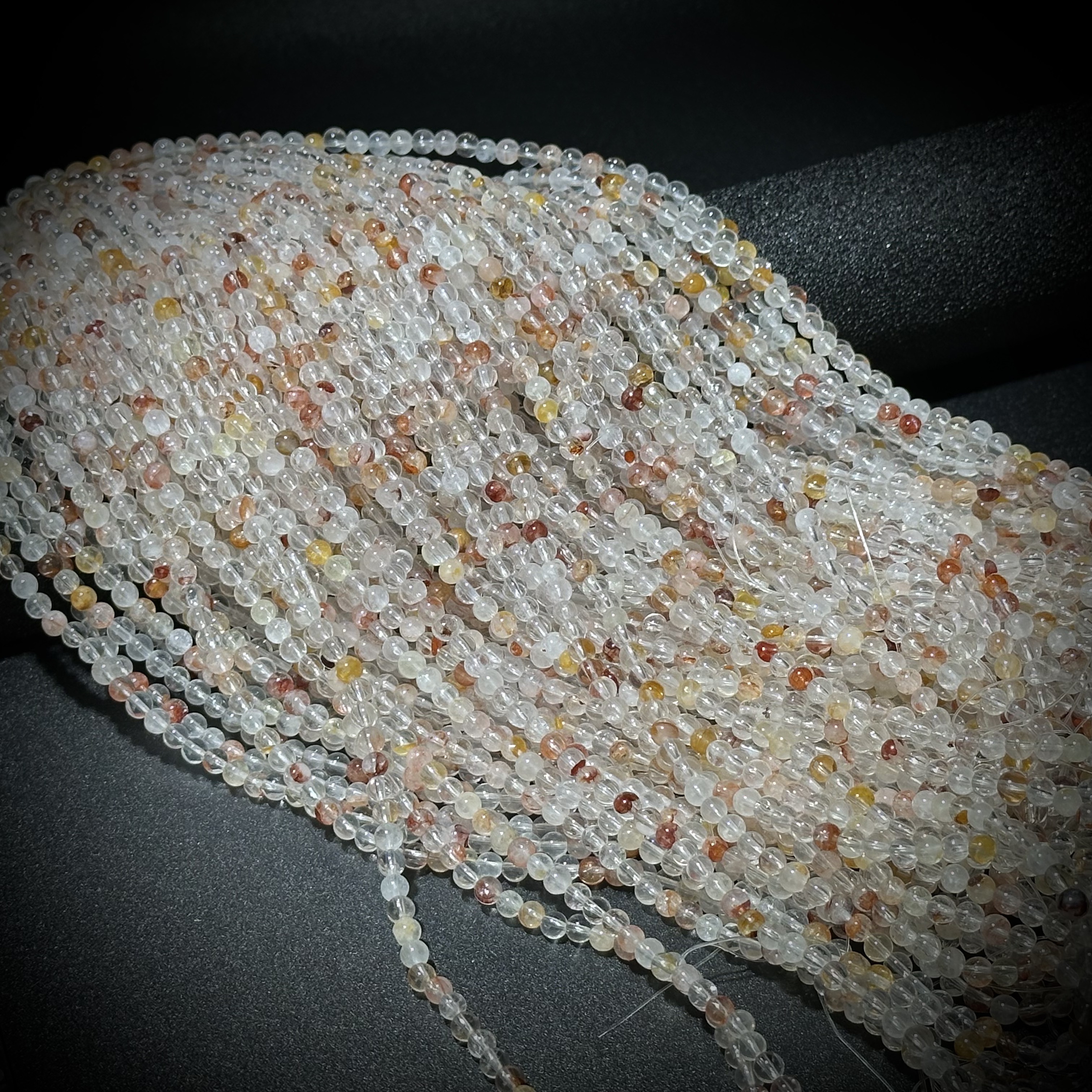 店铺S1184【貝勒爺】臻享浇花水晶多圈手串（多样性发其一）