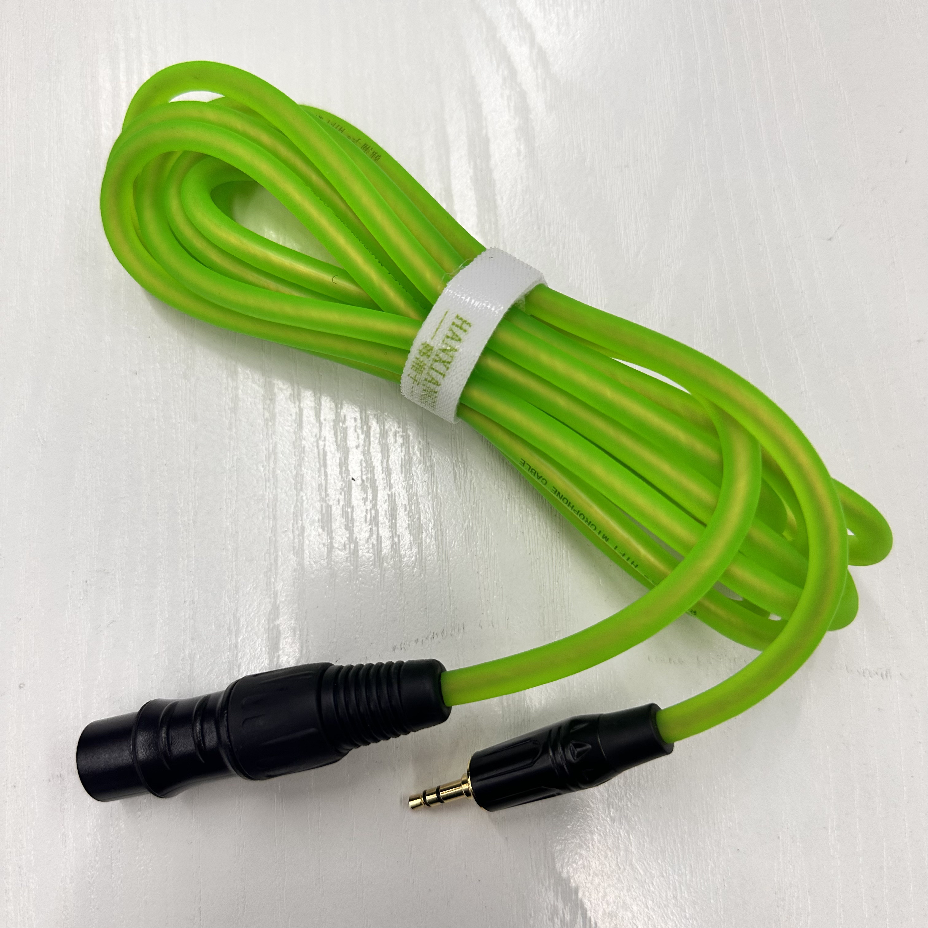 韩湘子水晶话筒线单卡侬2.8米无损音质