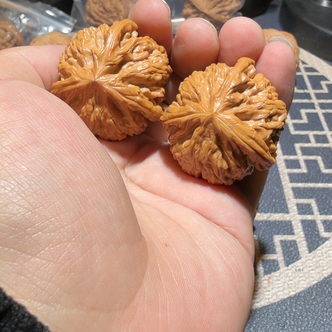 文玩核桃把件汪***食御龙