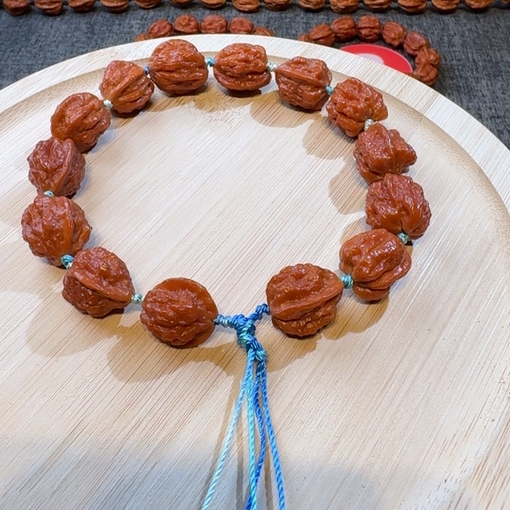 文玩核桃手串小金蟾