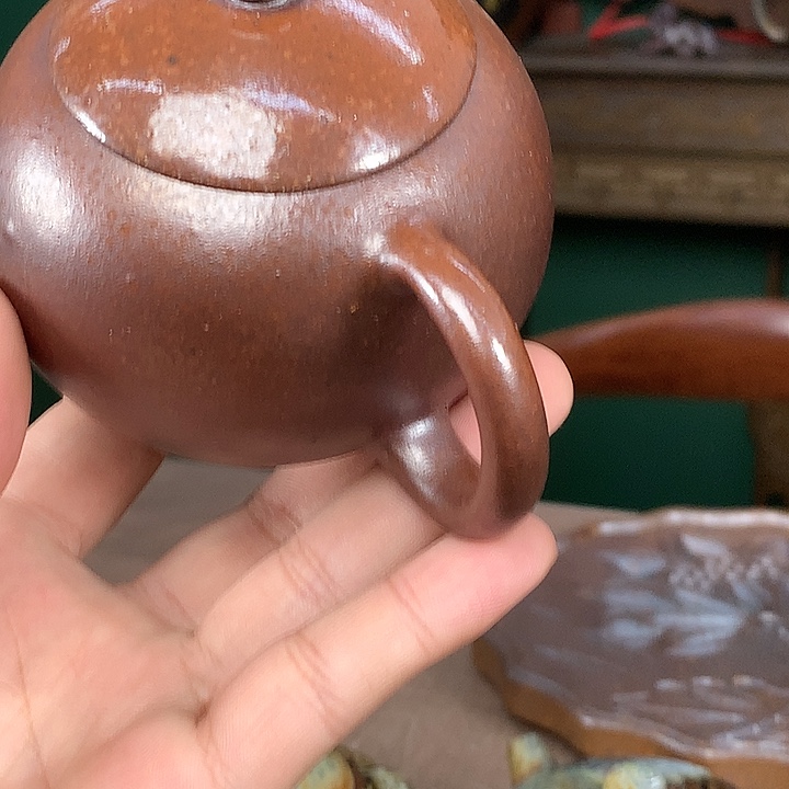 紫砂茶壶纯自然柴烧