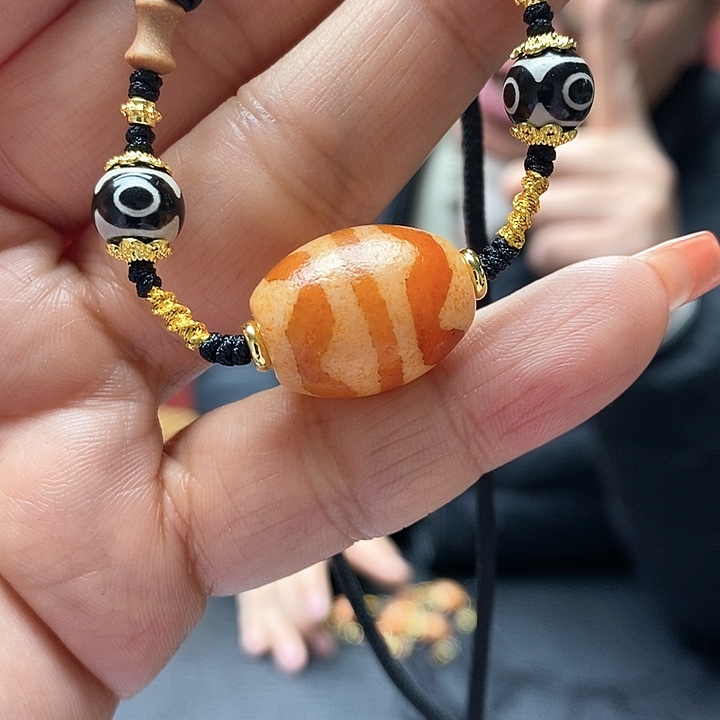 玛瑙/玉髓颈饰合金