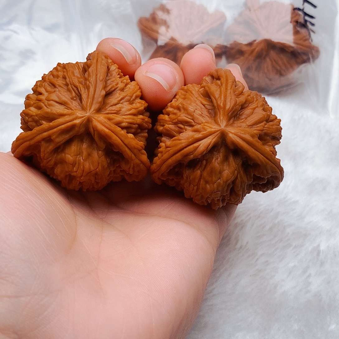 陳***皮吊坠文玩核桃三棱