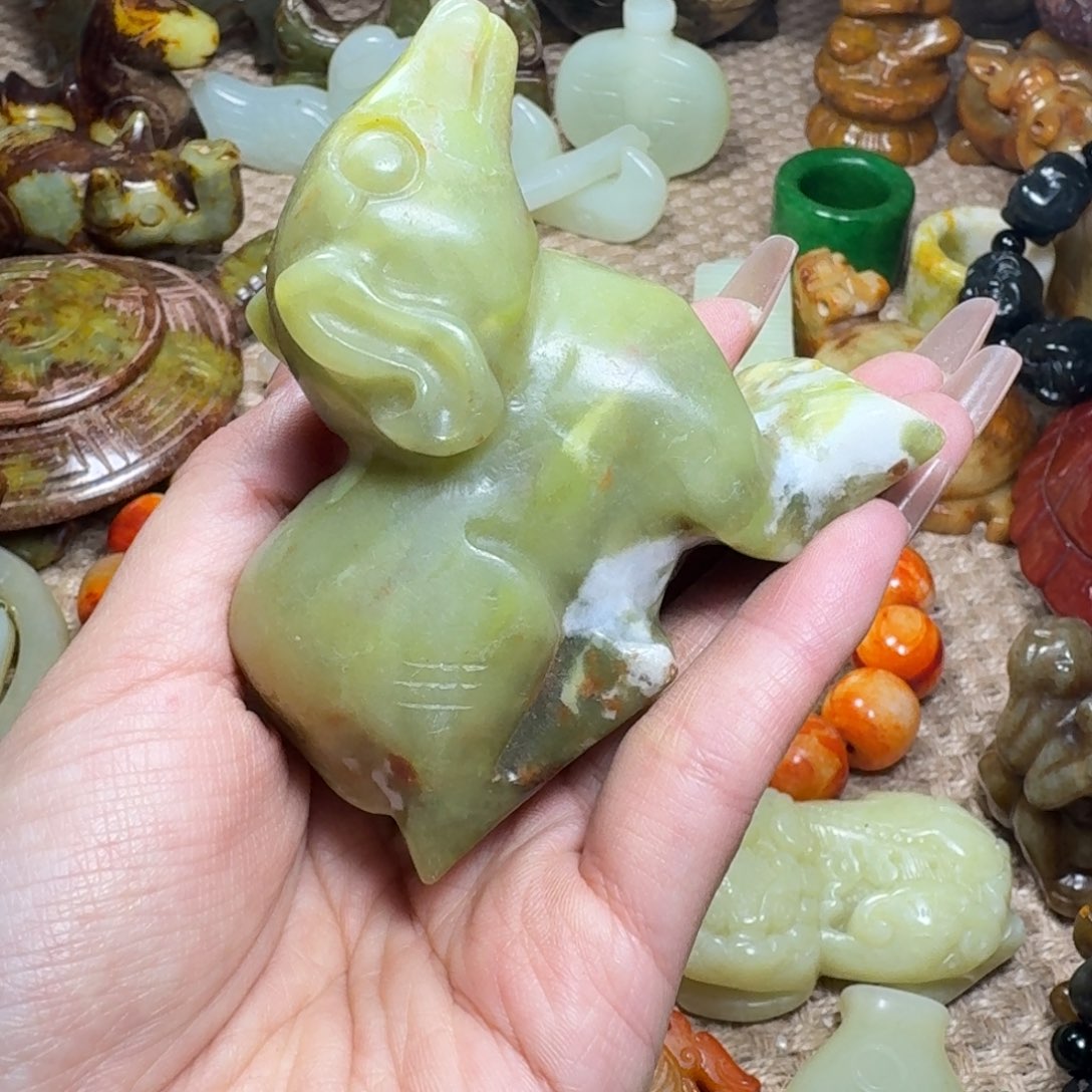 白玉菩提吊坠挂件